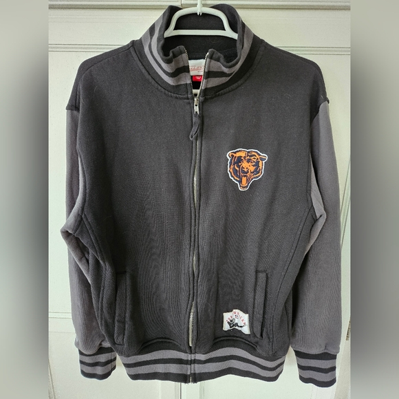 Mitchell & Ness Black and Gray Kids Puffer Jacket